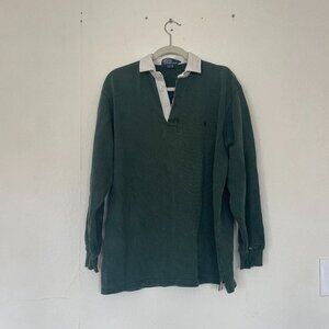 Vintage Evergreen Polo Ralph Lauren Rugby Polo Shirt